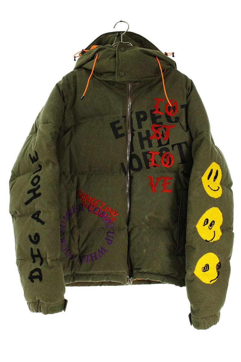 READYMADE Embroidered Patchwork Down Jacket Multi Size L