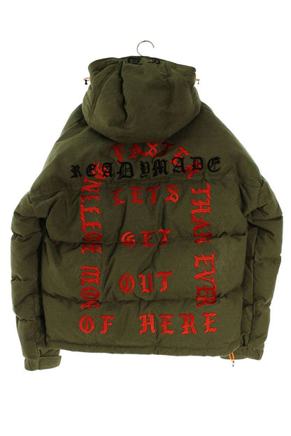 READYMADE Embroidered Patchwork Down Jacket Multi Size L