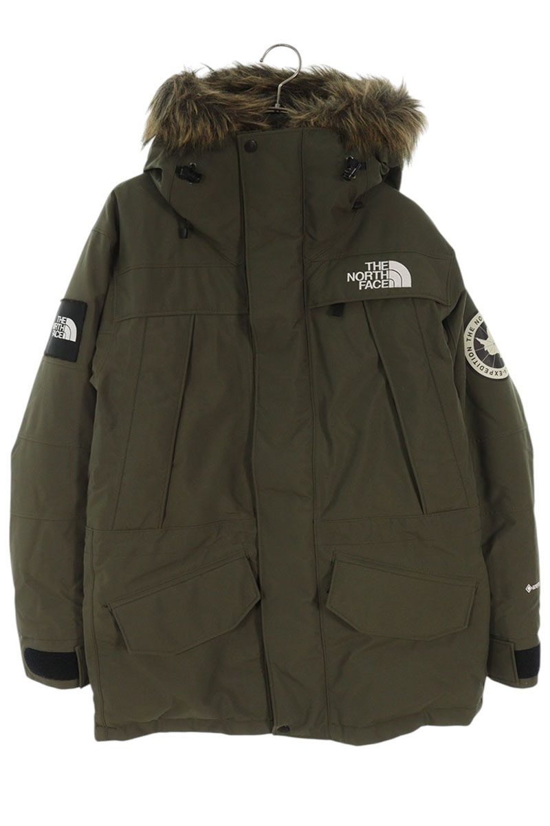 The North Face Down Jacket Green x Brown Size S
