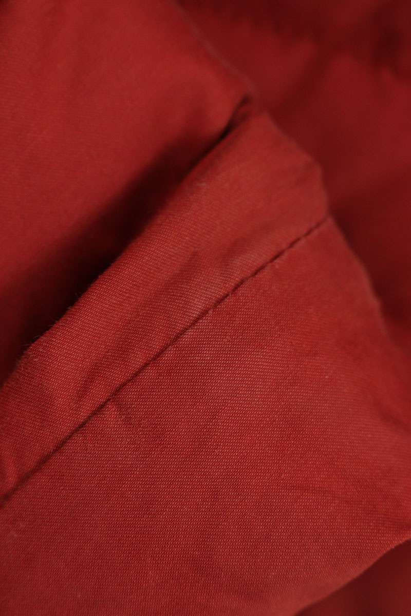 Balmain BHR BLOUSON RIDERS Red Size XS