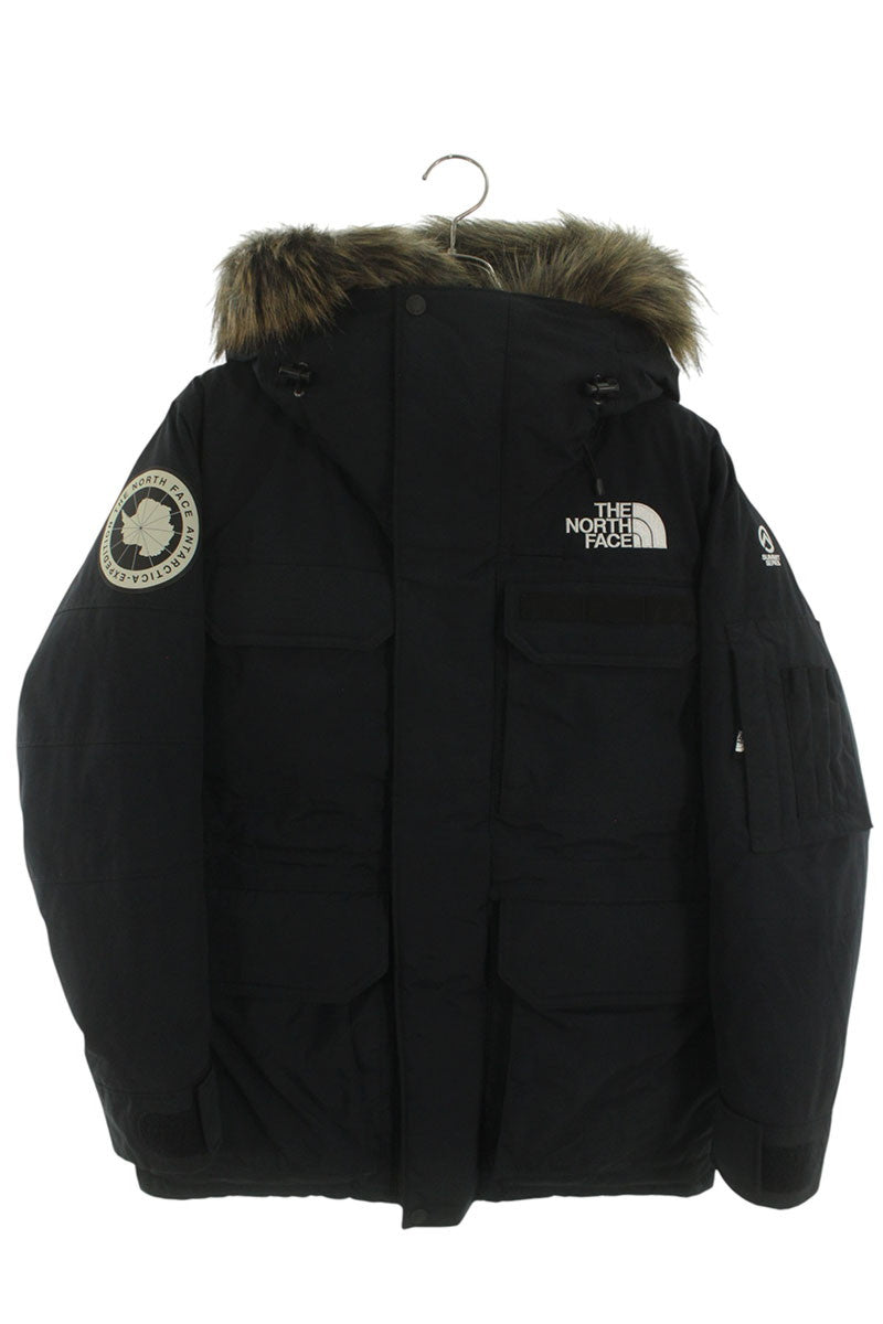 The North Face Fur Hooded Down Jacket Black Size XS