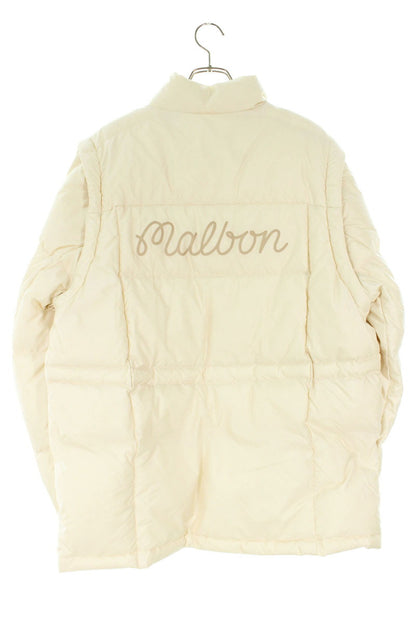 Malbon Golf Down Jacket White Size XL
