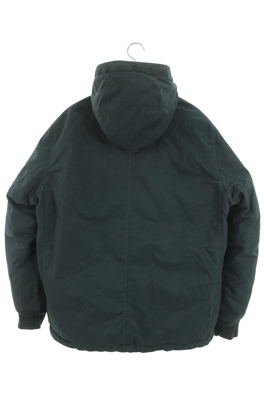 Stone Island Logo Patch Down Jacket Green Size L