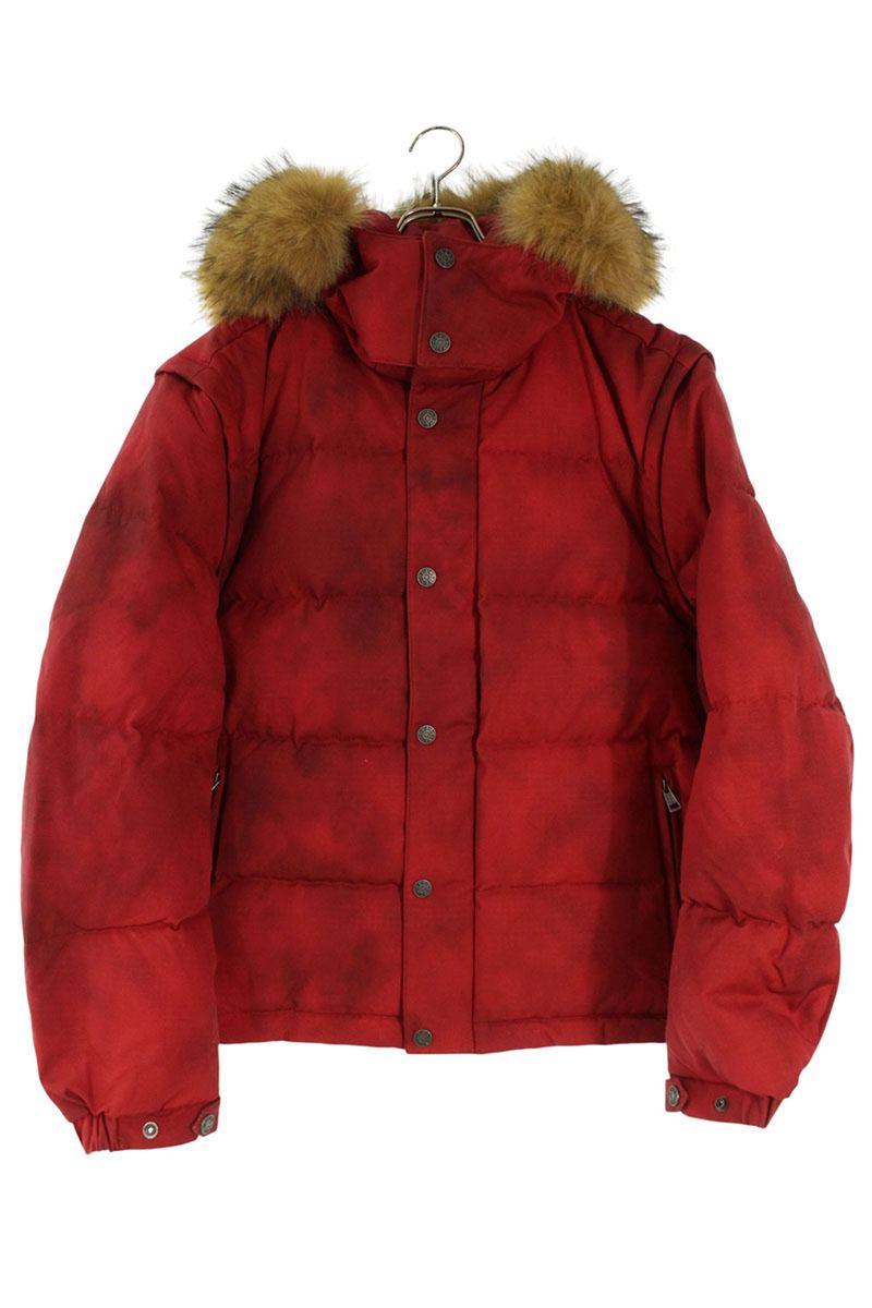 GUESS USA TWO WAY Down Jacket Red Size M
