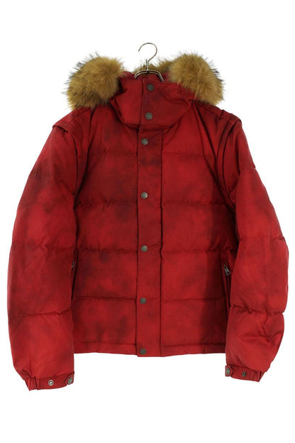 GUESS USA TWO WAY Down Jacket Red Size M