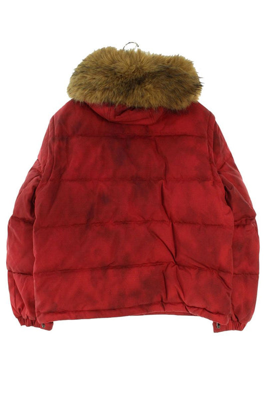 GUESS USA TWO WAY Down Jacket Red Size M