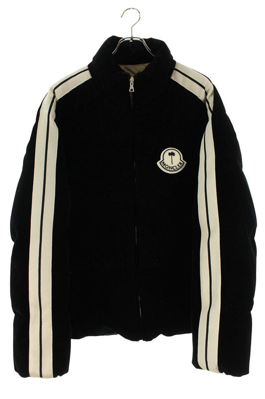 MONCLER x P.A. Corduroy Logo Patch Down Jacket Black Size L