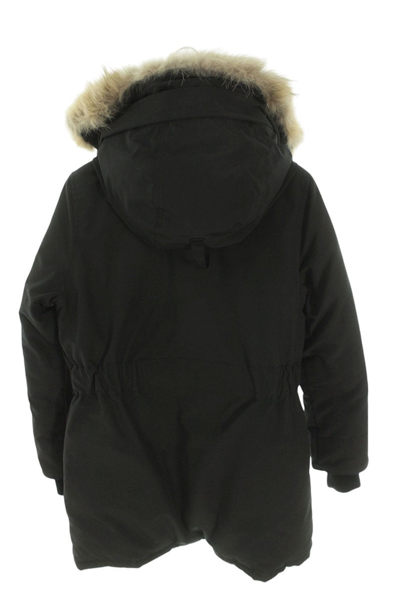 Canada Goose Fur Down Jacket Black Size L