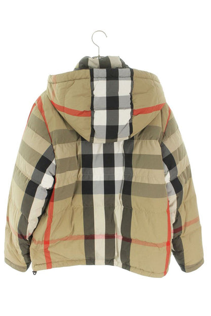 Burberry Hooded Down Jacket Beige x Black Size L