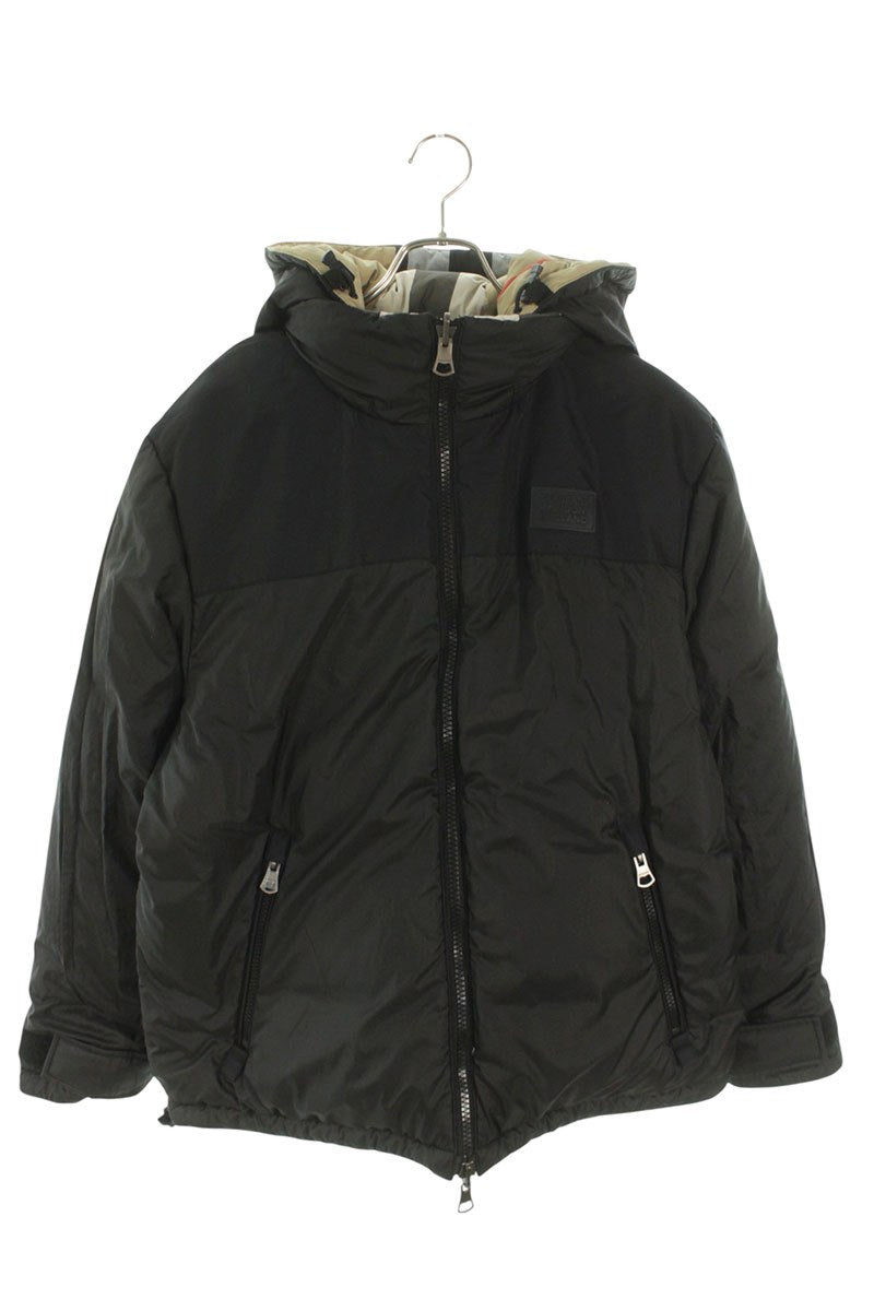 Burberry Hooded Down Jacket Beige x Black Size L