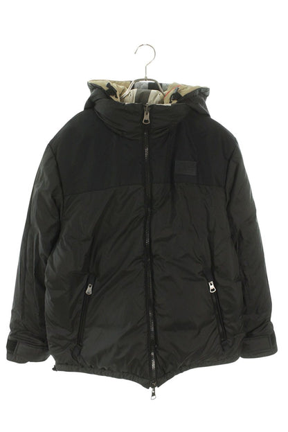 Burberry Hooded Down Jacket Beige x Black Size L