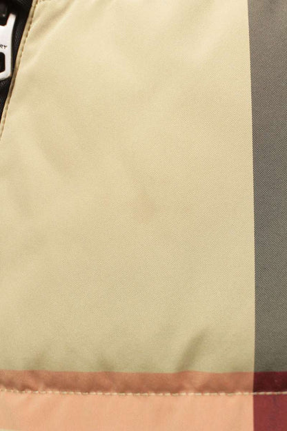 Burberry Hooded Down Jacket Beige x Black Size L