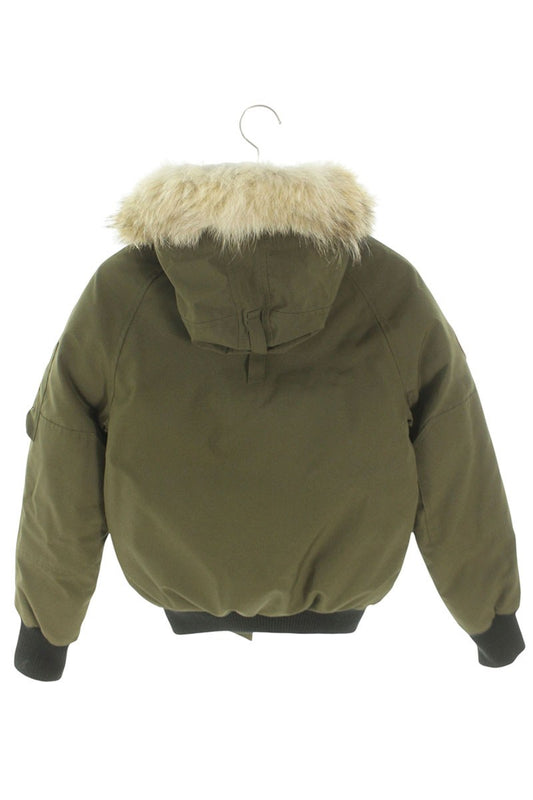 Canada Goose Fur Hooded Down Jacket Green Size XS