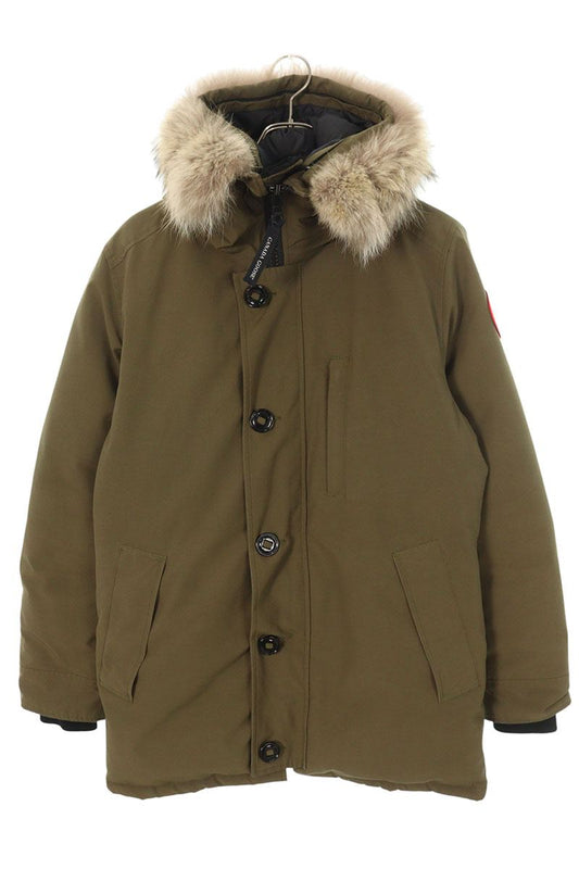 Canada Goose JASPER PARKA Fur Down Jacket Green Size M