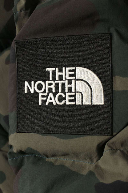 The North Face Camo Hooded Down Jacket Green Size L