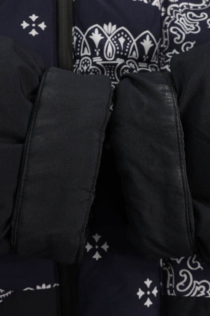 F.C.R.B All-Over Print Down Jacket Blue Size M
