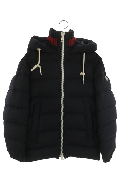 MONCLER Wool Zip-Up Down Jacket Navy Size 1