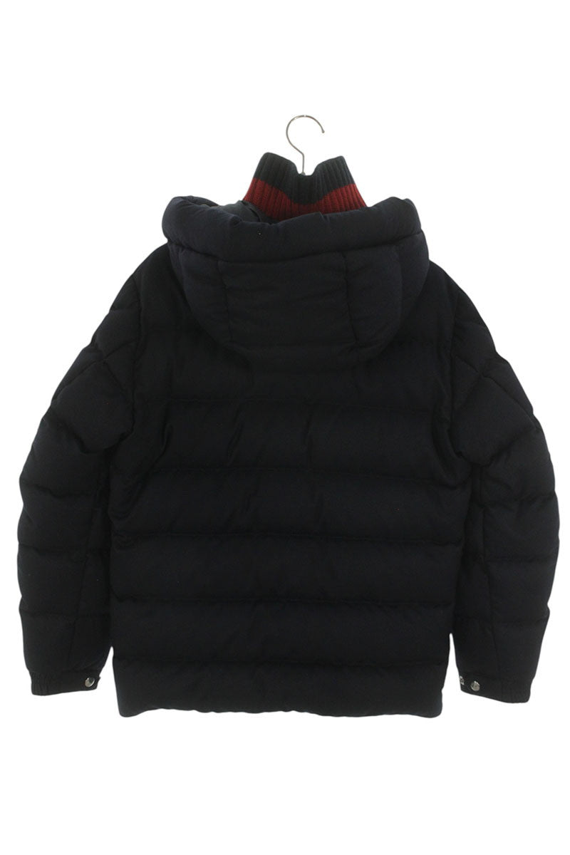 MONCLER Wool Zip-Up Down Jacket Navy Size 1