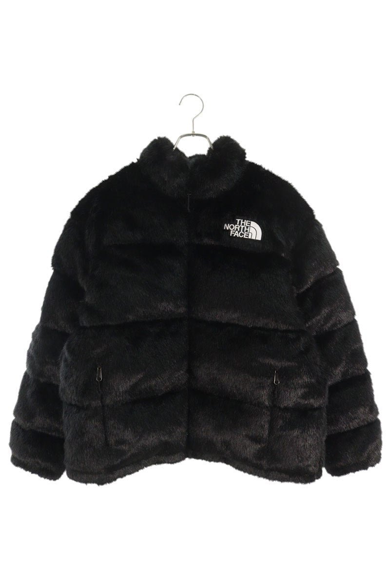 Supreme x The North Face 20AW Faux Fur Nuptse Jacket Black Size L
