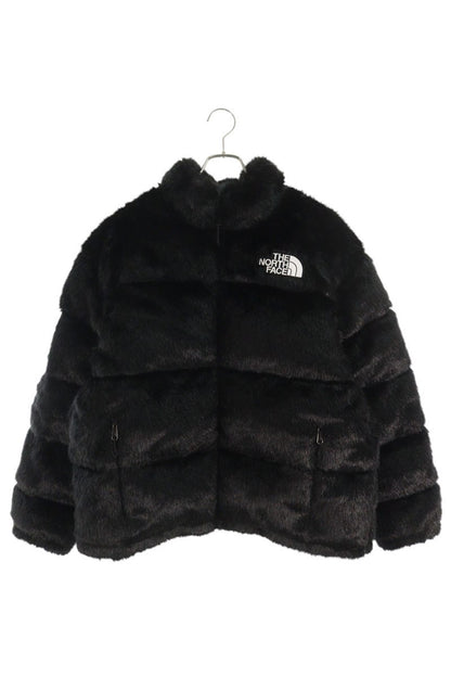 Supreme x The North Face 20AW Faux Fur Nuptse Jacket Black Size L