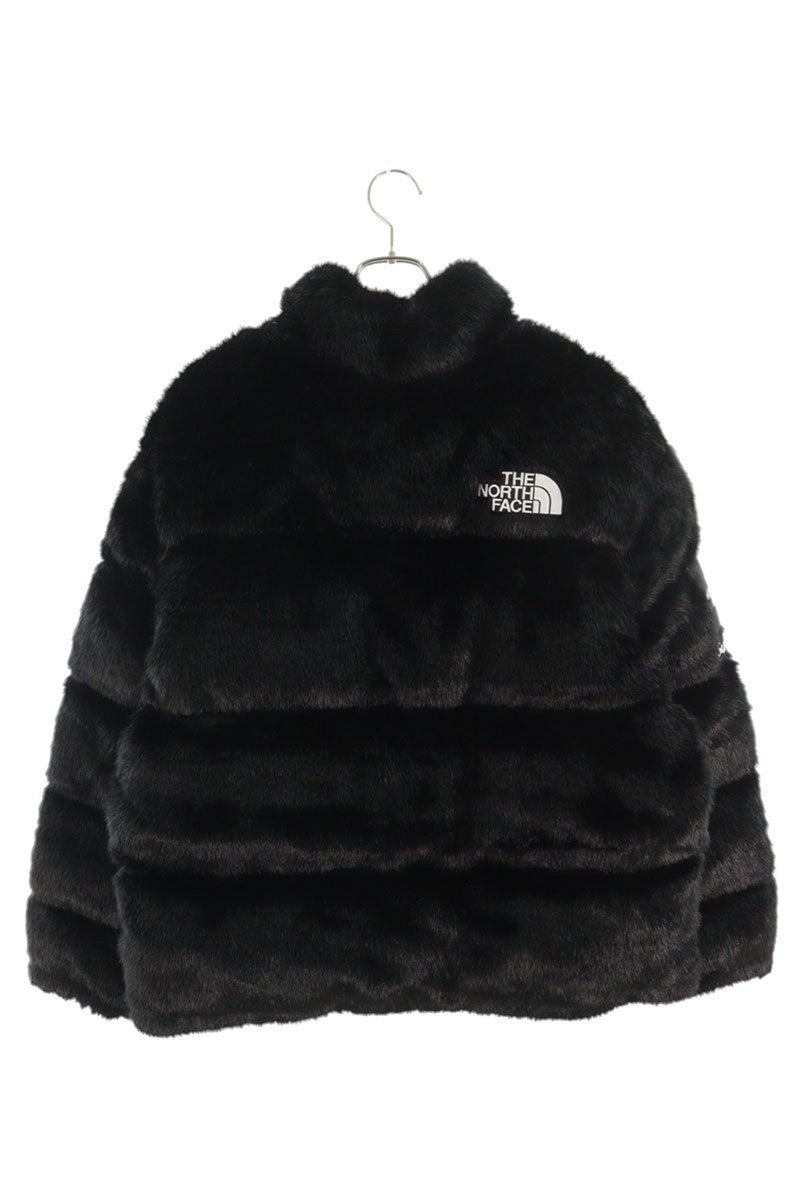 Supreme x The North Face 20AW Faux Fur Nuptse Jacket Black Size L