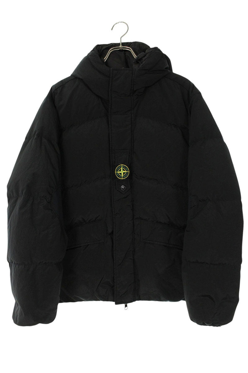 STONEISLAND Nylon Metal Down Jacket Black Size M
