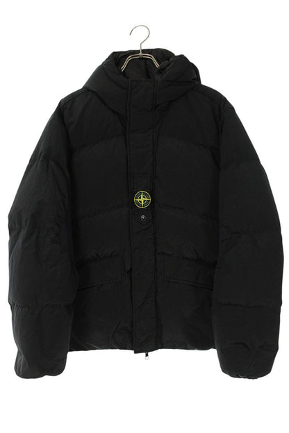 STONEISLAND Nylon Metal Down Jacket Black Size M
