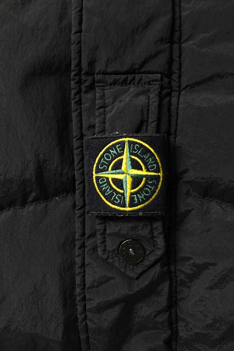 STONEISLAND Nylon Metal Down Jacket Black Size M