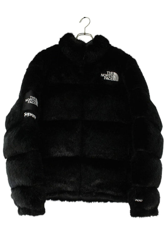 Supreme x The North Face 20AW Faux Fur Nuptse Jacket Black Size L