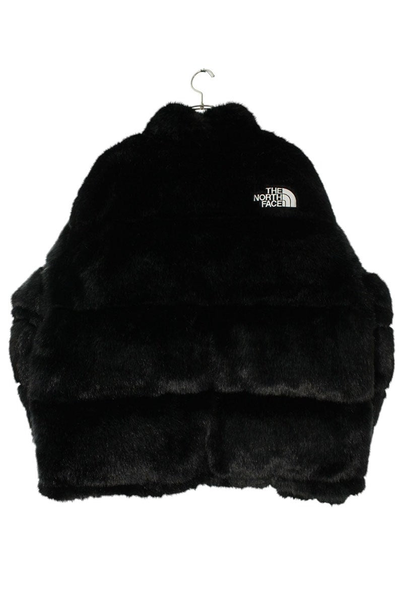 Supreme x The North Face 20AW Faux Fur Nuptse Jacket Black Size L