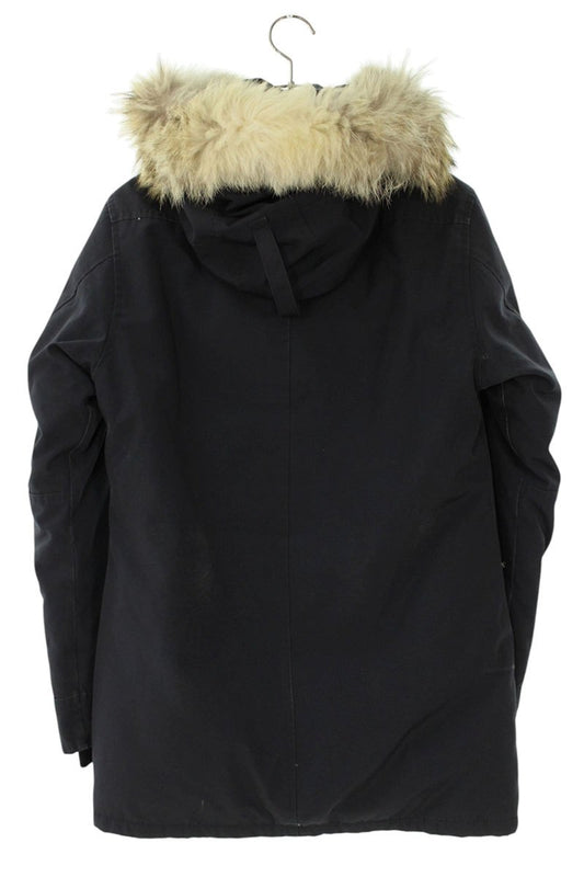 Canada Goose Fur Down Jacket Blue Size XS