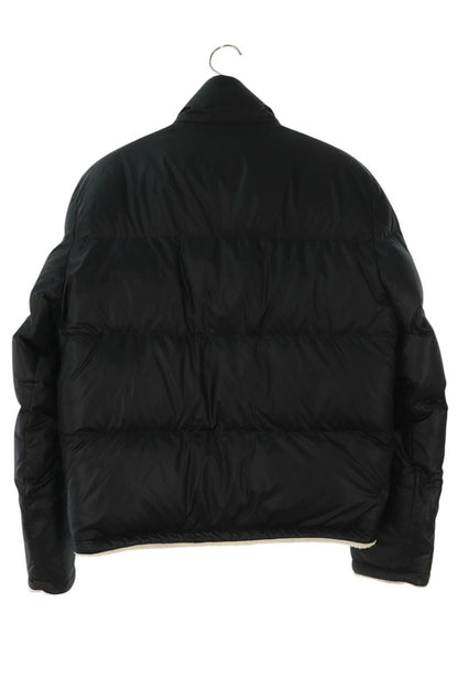 SAINT LAURENT PARIS Faux Shearling Puffer Down Black Size M