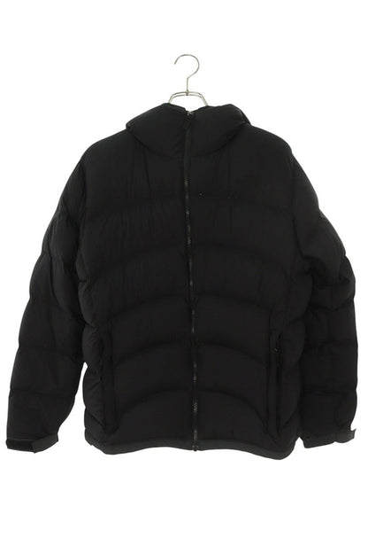 The North Face Hooded Zip Up Down Jacket Black Size L