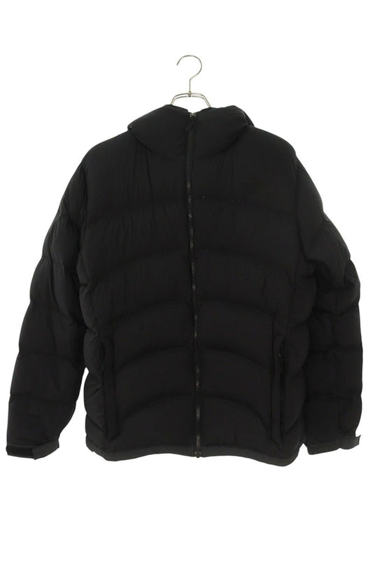 The North Face Hooded Zip Up Down Jacket Black Size L