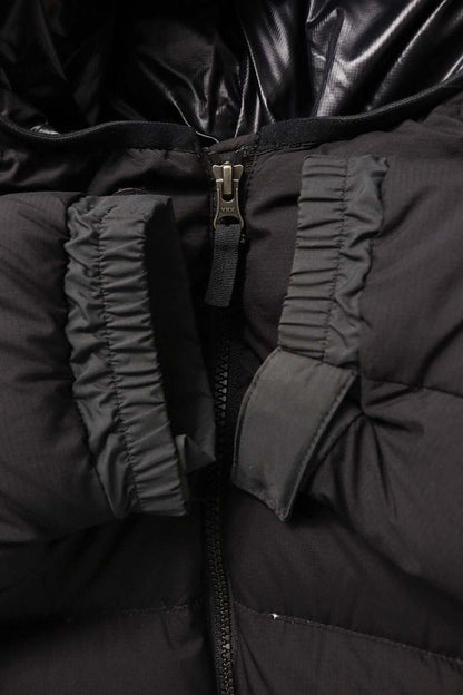 The North Face Hooded Zip Up Down Jacket Black Size L