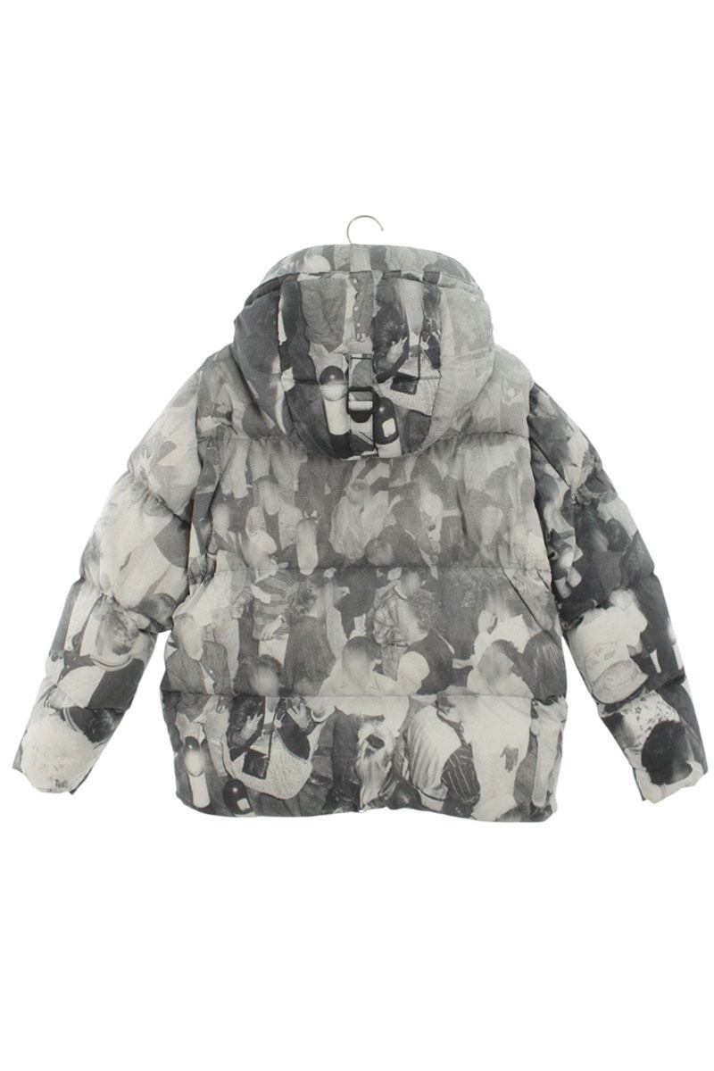 Burberry Print Down Jacket Gray Size L