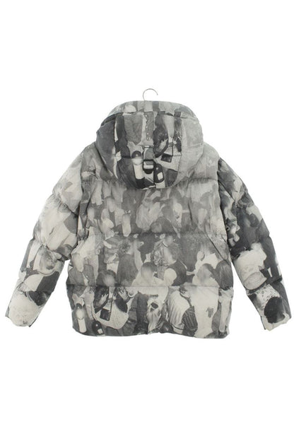 Burberry Print Down Jacket Gray Size L