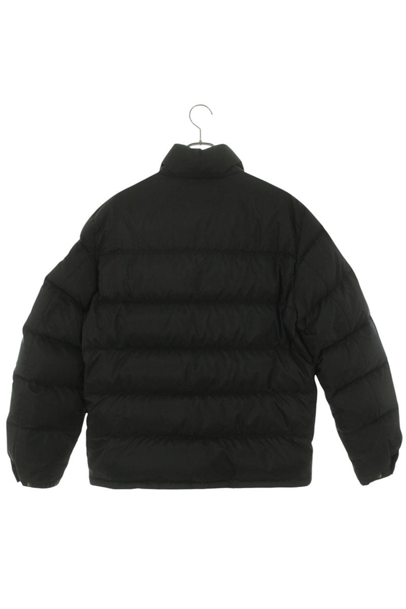 PRADA Sleeve Logo Plate Down Jacket Black Size L