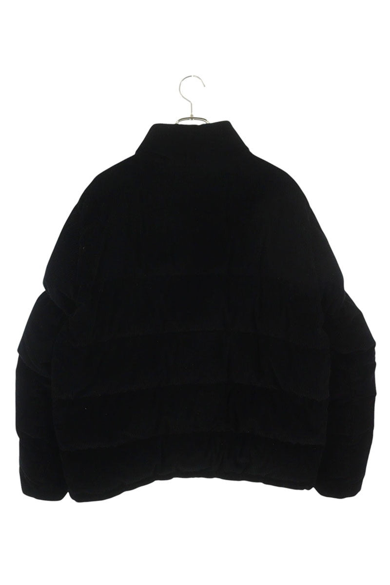 Moncler Genius DONNIE Corduroy Down Jacket Black Size XL