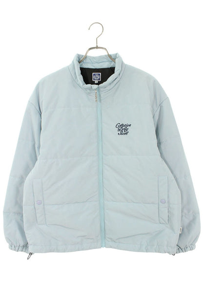 Verdy x Creative Drug Store Logo Embroidered Down Jacket Blue Size M