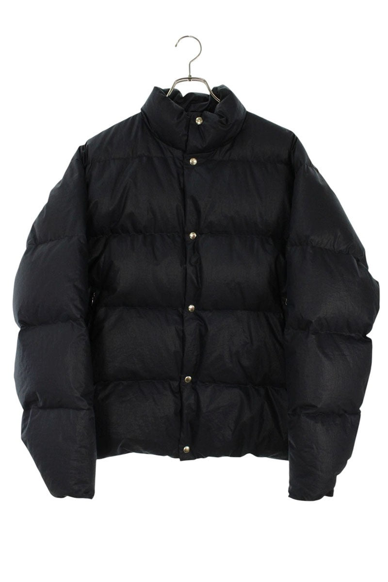 COMOLI 23AW Cotton Nylon Down Jacket Navy Size L