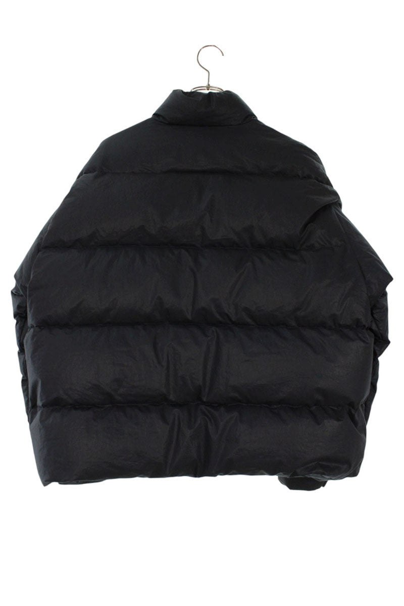 COMOLI 23AW Cotton Nylon Down Jacket Navy Size L