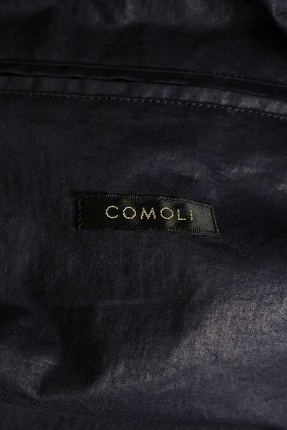 COMOLI 23AW Cotton Nylon Down Jacket Navy Size L
