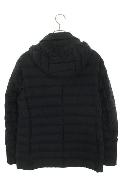 MooRER FRED Nylon Hooded Down Jacket Navy Size XL