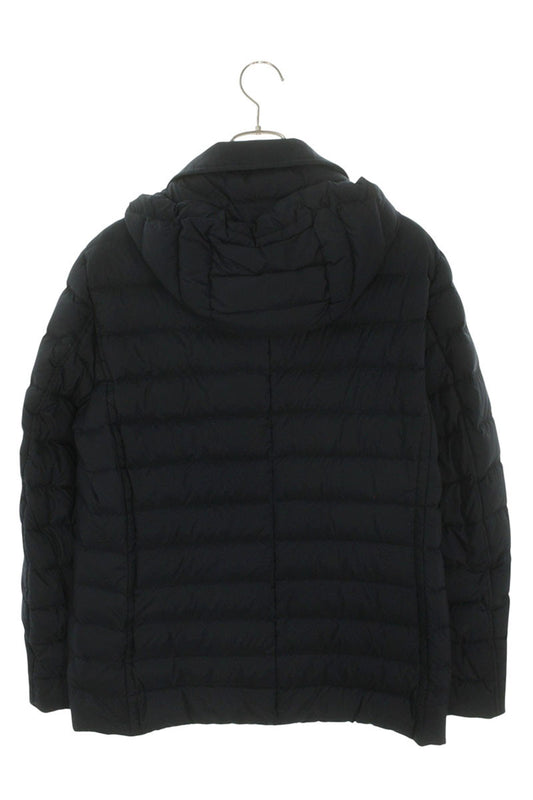 MooRER FRED Nylon Hooded Down Jacket Navy Size XL
