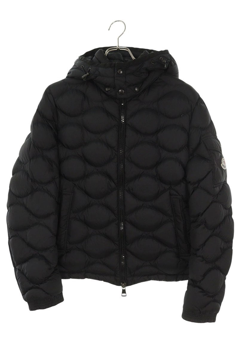 MONCLER MORANDIERES Nylon Down Jacket Black Size M