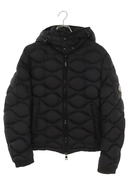 MONCLER MORANDIERES Nylon Down Jacket Black Size M