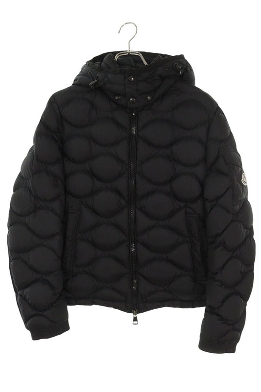 MONCLER MORANDIERES Nylon Down Jacket Black Size M