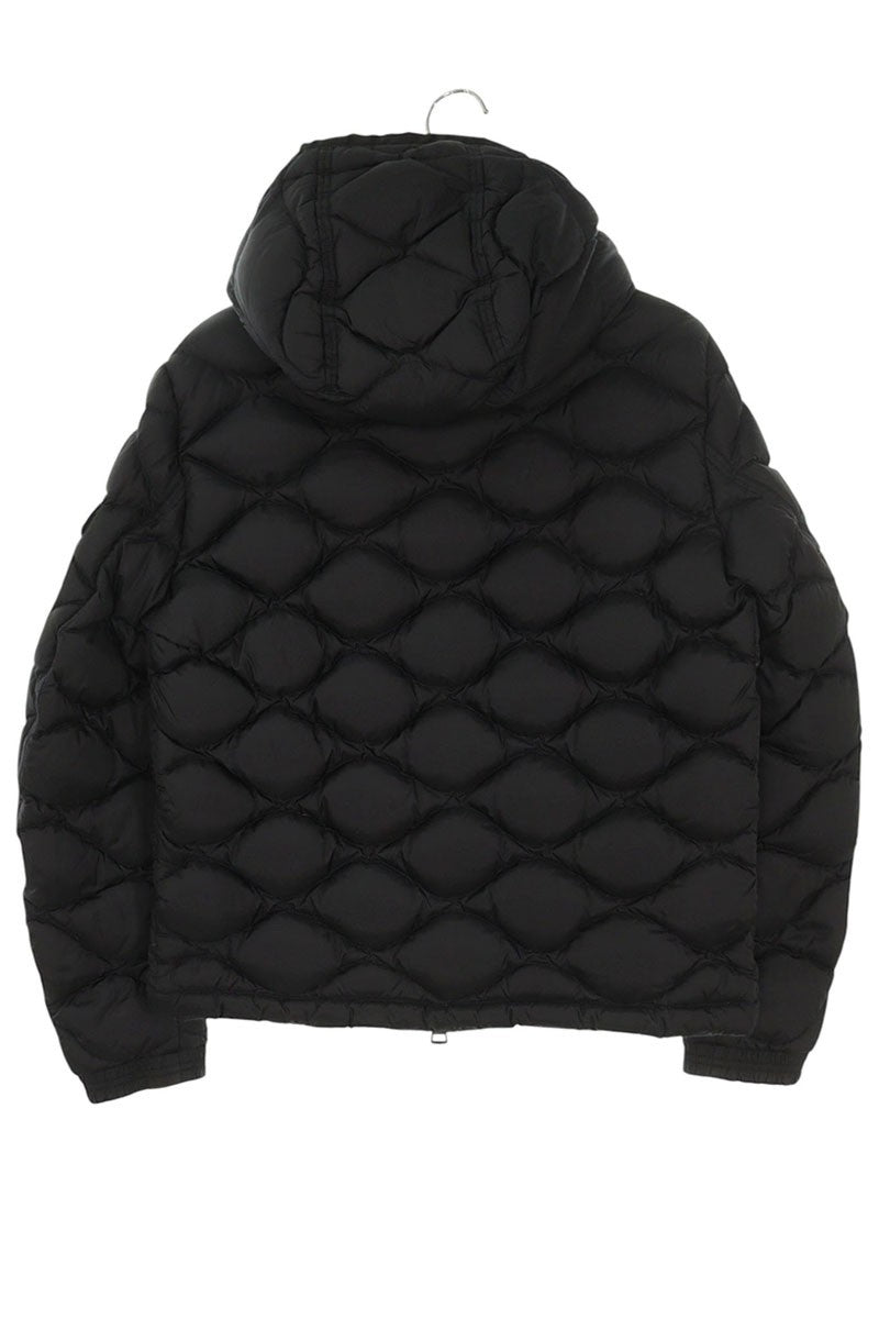 MONCLER MORANDIERES Nylon Down Jacket Black Size M