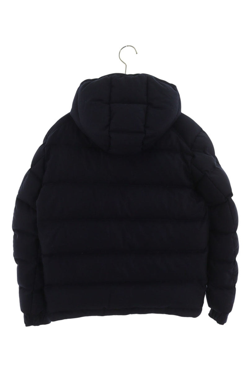 MONCLER Wool Zip-Up Down Jacket w/ Detachable Hood Size S